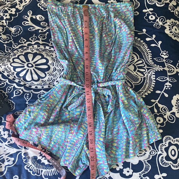 Lilly Pulitzer strapless romper - Picture 4 of 5
